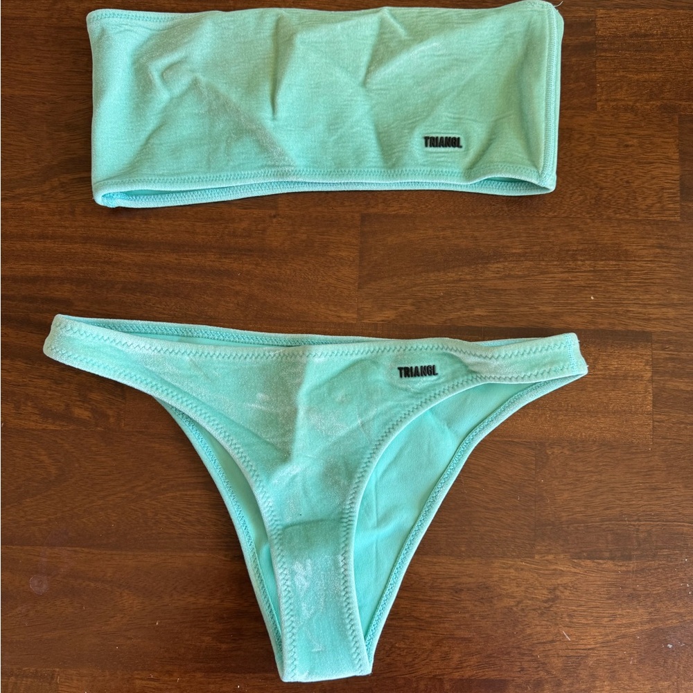 Triangl Mint Green Bikini Set
